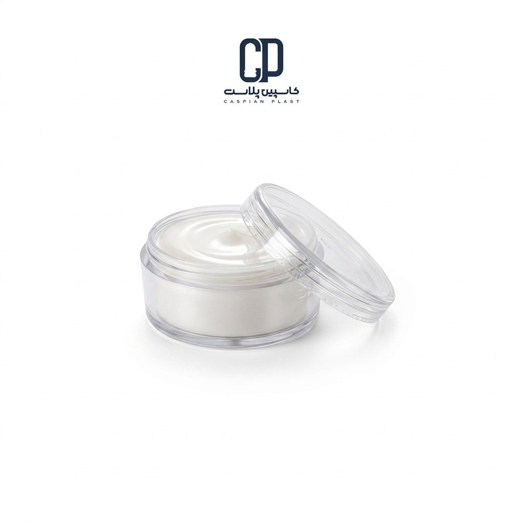قوطی کریستال 30 گرمی پنککی با درب شفاف