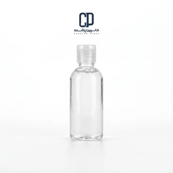 بطری 60 سی سی دهانه 18 با درب فلیپ تاپ