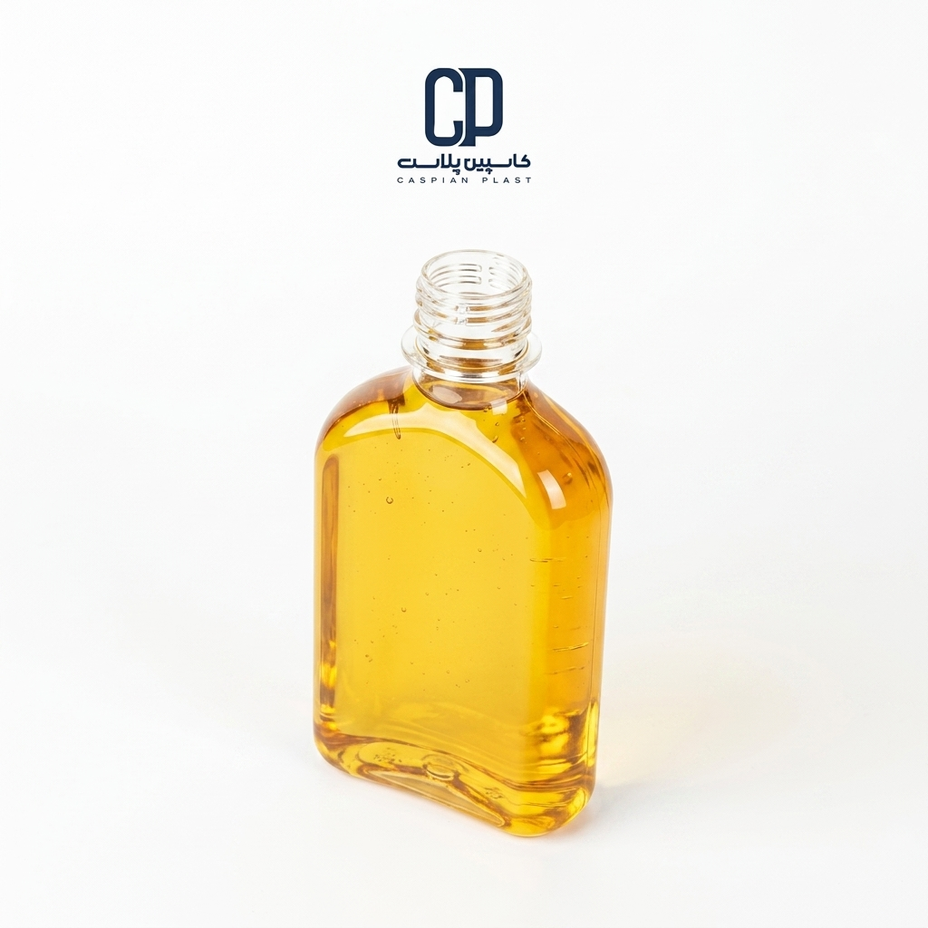 بطری 250 سی سی کتابی شفاف دارویی 25 گرم