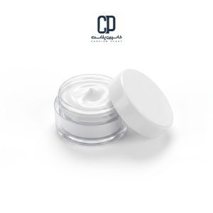 قوطی کرم 5 گرمی سفید رنگ