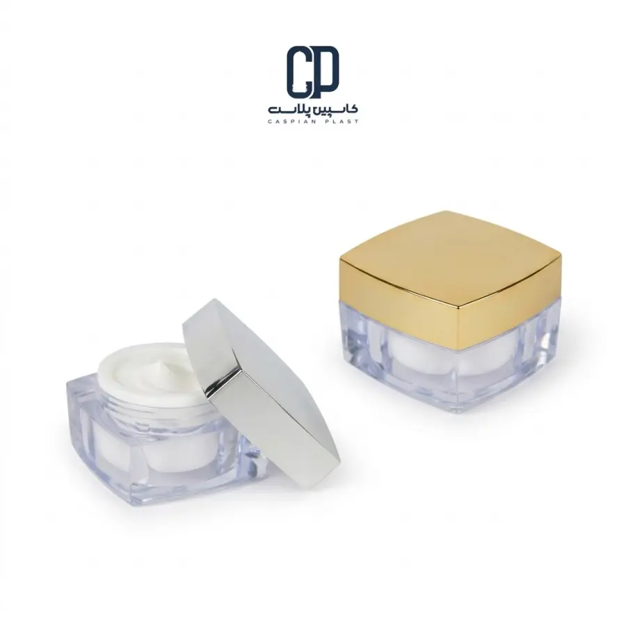 قوطی کریستال 15و 30گرمی طرح شقایق طلایی2 قوطی کریستال 15 گرمی طرح شقایق با درب نقرهای و طلایی