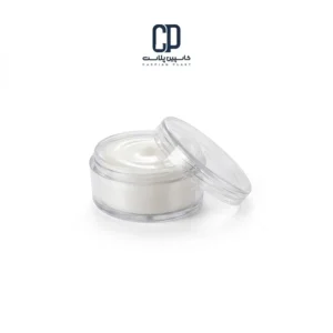قوطی کریستال 30 گرمی پنککی با درب شفاف